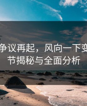 51吃瓜争议再起，风向一下变了！细节揭秘与全面分析